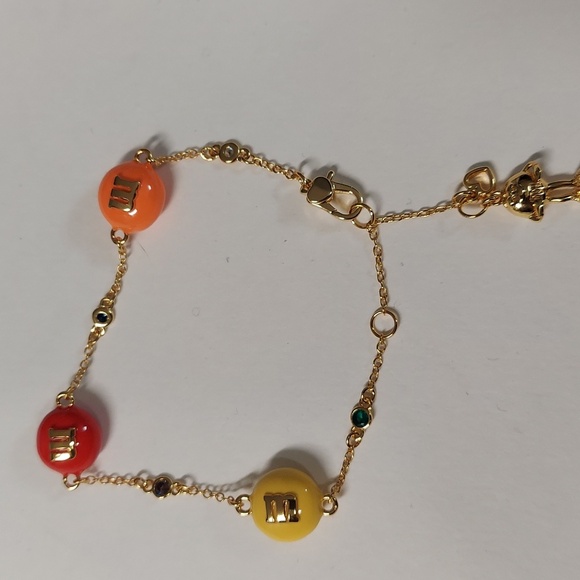 Kate Spade Gold M&M's Charm Bracelet - Picture 7 of 7